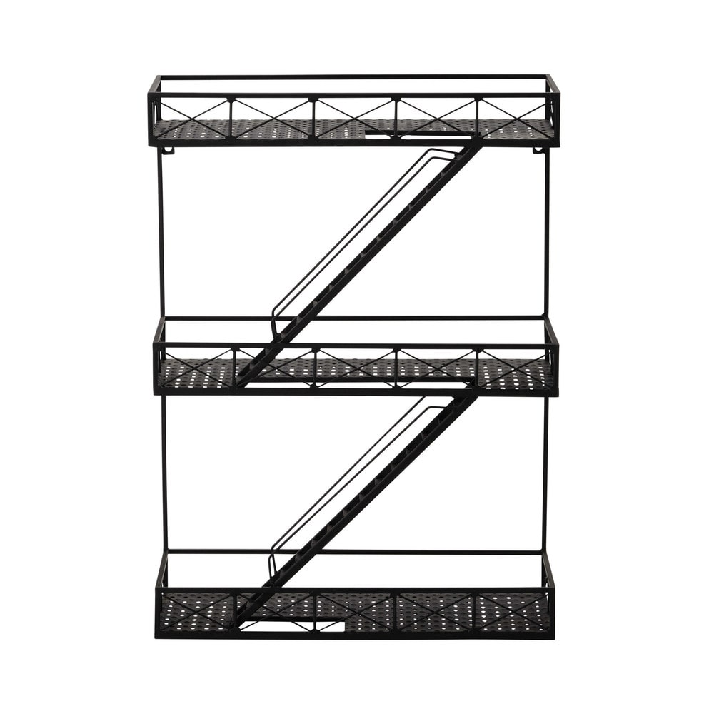 DARREN metal wall shelf unit in black H 70cm Maisons du Monde