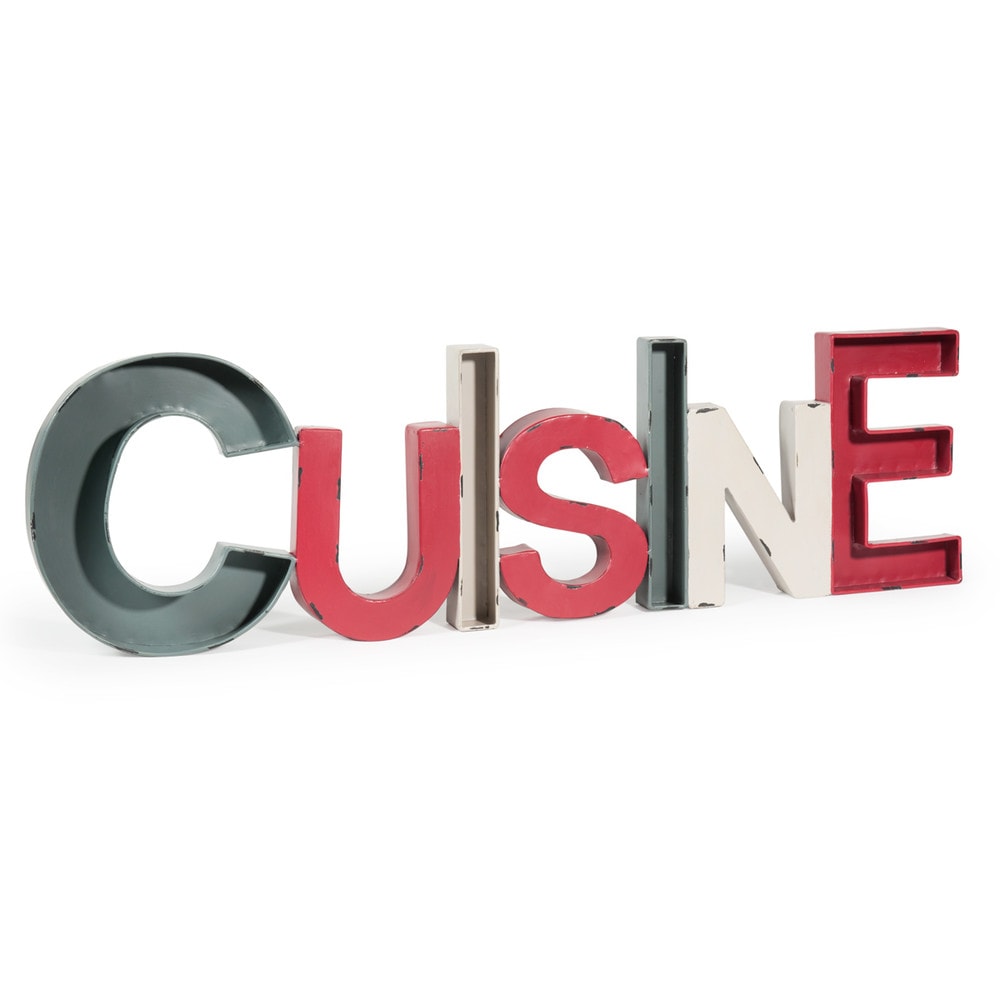 Déco cuisine mur rouge
