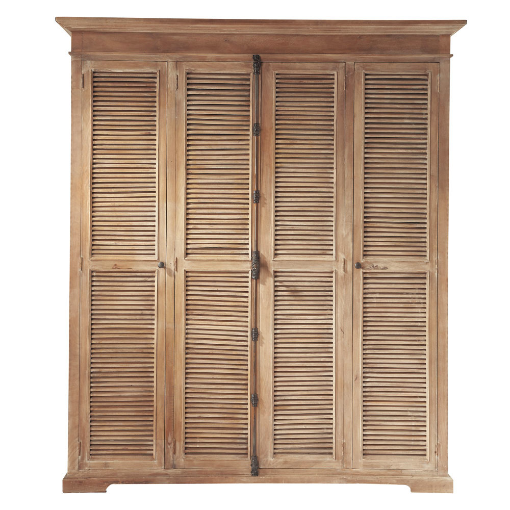 linnenkast 90 cm dressing en manguier l 190 cm persiennes maisons du monde linnenkast 90 cm dressing en manguier l 190 cm persiennes maisons du monde