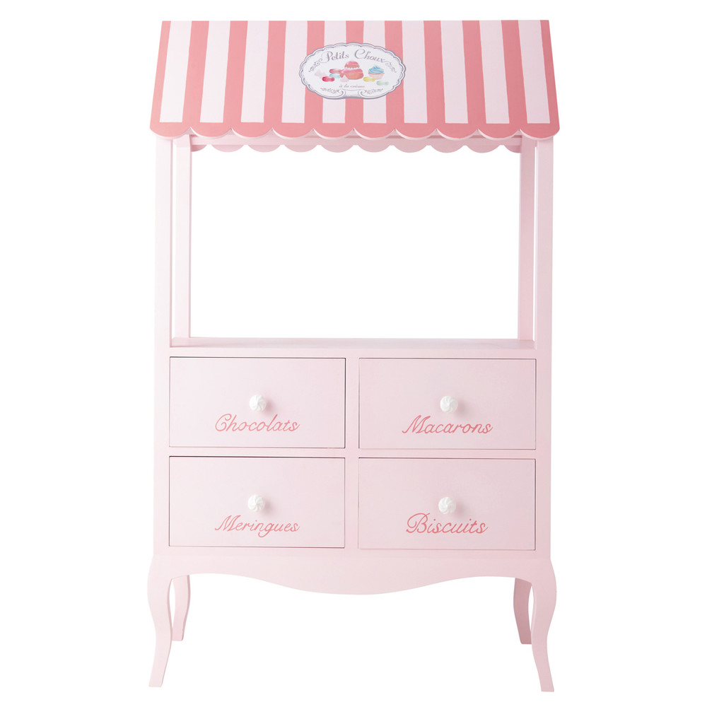 etagere bois rose