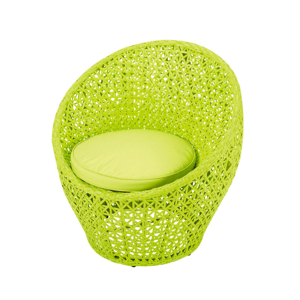 Table De Jardin Ronde Ou Ovale : de jardin › Fauteuil de jardin en résine tressée vert anis DURBAN Table De Jardin Ronde Ou Ovale : de jardin › Fauteuil de jardin en résine tressée vert anis DURBAN