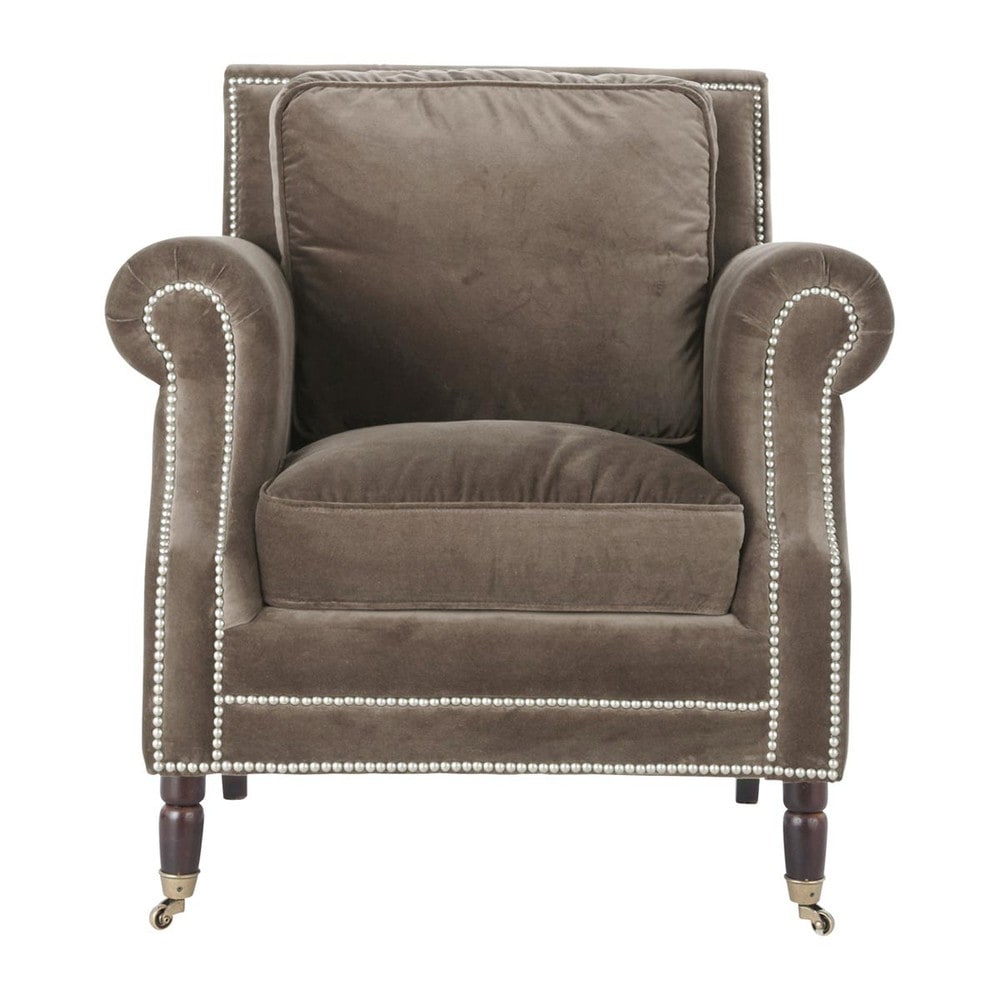 fauteuil velours taupe fauteuil en velours taupe baudelaire maisons du monde fauteuil velours taupe fauteuil en velours taupe baudelaire maisons du monde