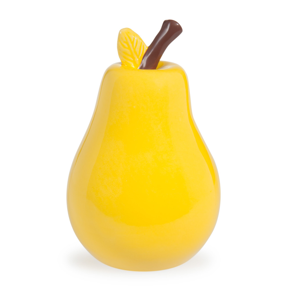 Figura pera amarilla Al. 17 cm YELLOW | Maisons du Monde
