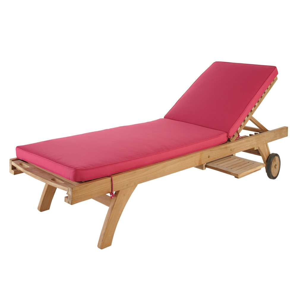 Sun Lounger Mattress fuchsia sun lounger mattress l 196 cm maisons du monde Sun Lounger Mattress fuchsia sun lounger mattress l 196 cm maisons du monde