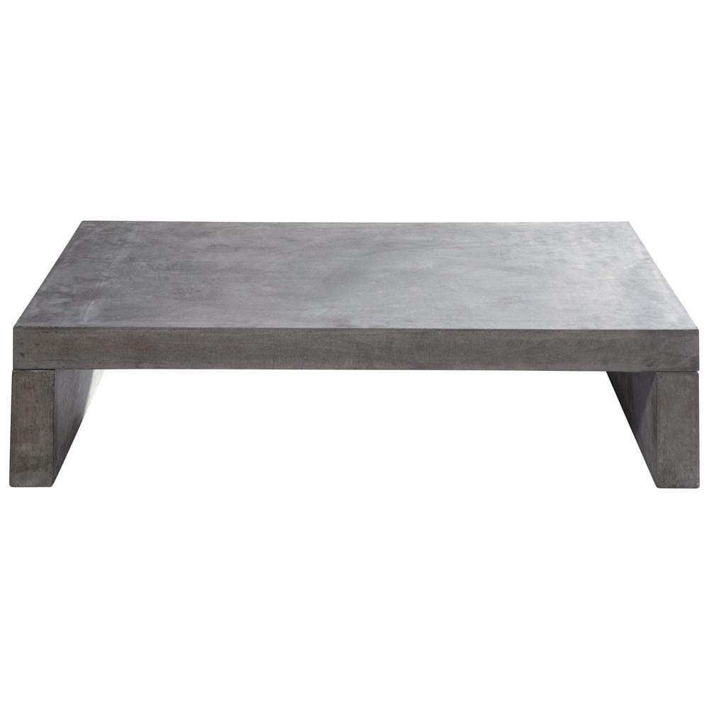 Gartencouchtisch aus Zement in Betonoptik, B 130 cm Gartencouchtisch aus Zement in Betonoptik, B 130 cm