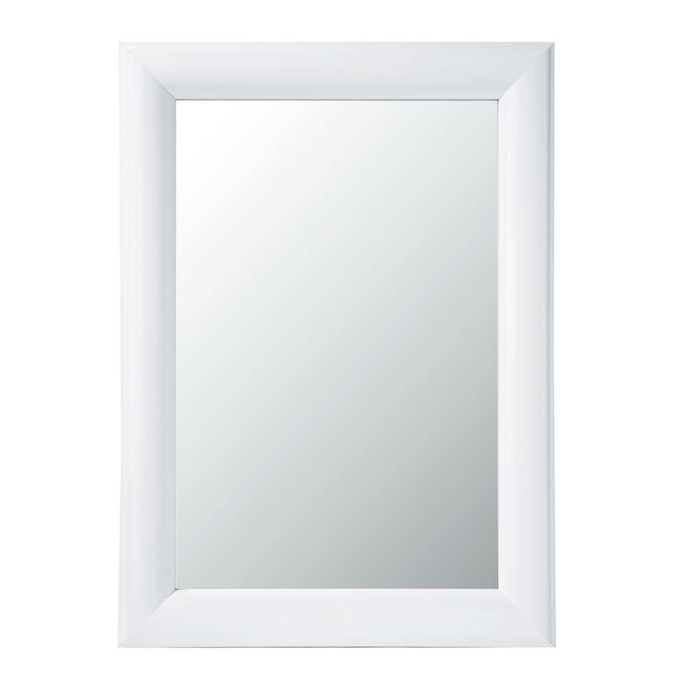 Glossy White Mirror Maisons du Monde