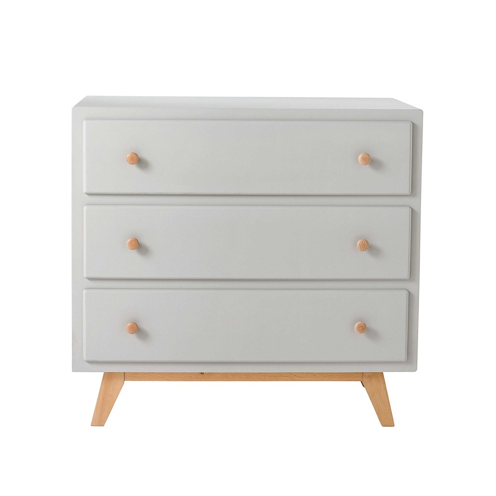 Grey wooden chest of drawers L 85 cm Sweet Maisons du Monde