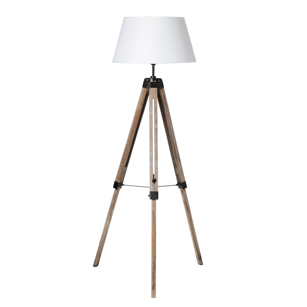 Lampadaire Bois Ikea : Lampadaires et liseuses ? Lampadaire tr?pied en bois et tissu H 146 Lampadaire Bois Ikea : Lampadaires et liseuses ? Lampadaire tr?pied en bois et tissu H 146
