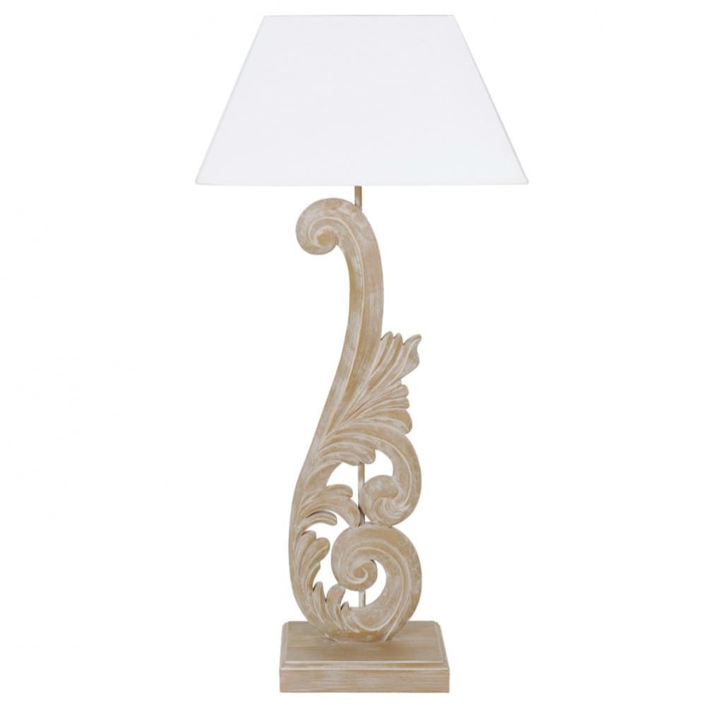Lampe Bois Et Blanc : Wooden Lamp Lampe Bois Et Blanc : Wooden Lamp