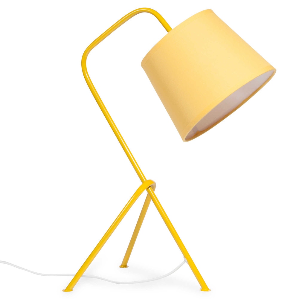 Lampe en métal jaune H 45 cm VINTAGE YELLOW Maisons du Monde