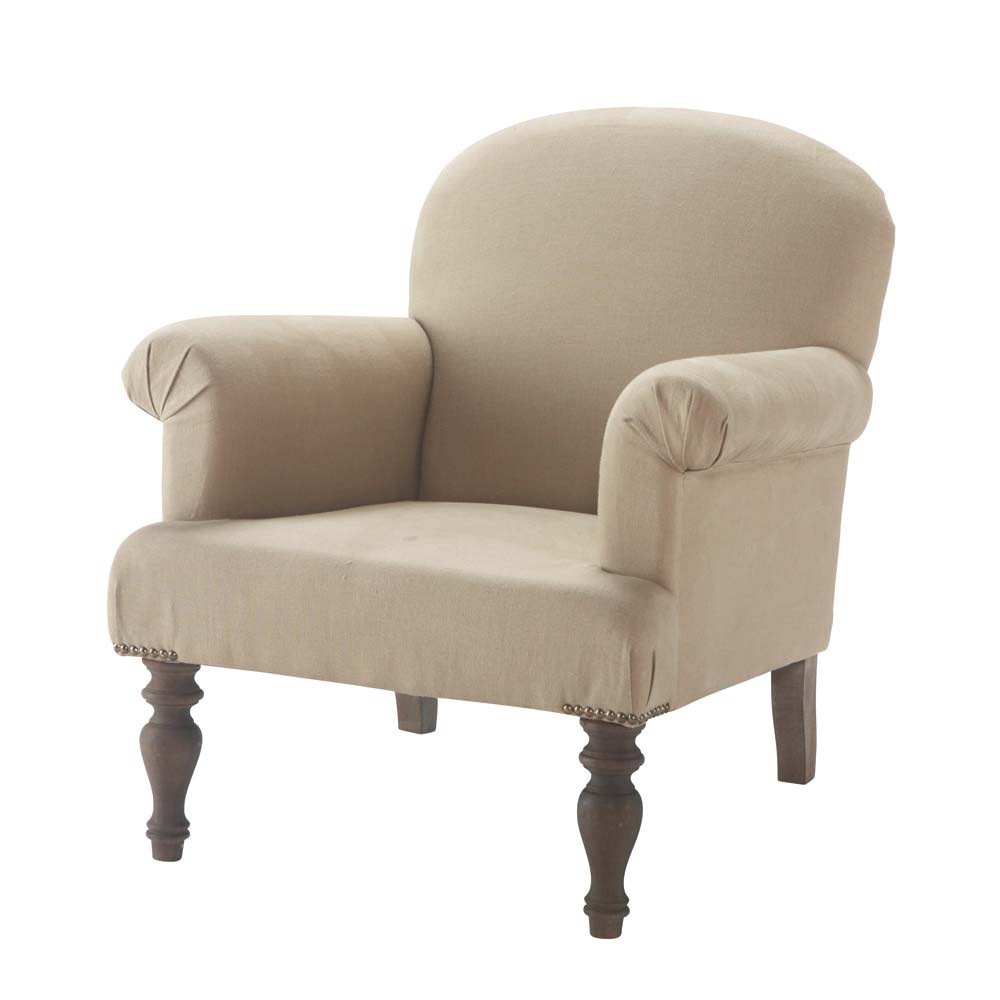 Linen armchair Gabin Maisons du Monde