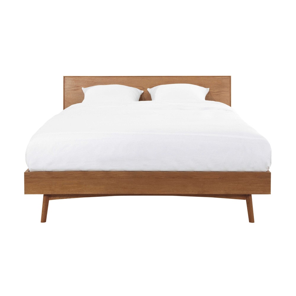 Lit 160 x 200 cm en ch u00eane massif Portobello Maisons du Monde Aparador Ferro E Madeira ~ Lit 160 x 200 cm en ch u00eane massif Portobello Maisons du Monde