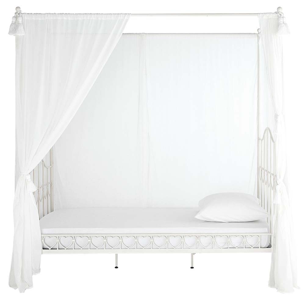 lit 90 x 190 lit 224 baldaquin enfant 90 x 190 cm en m 233 tal ivoire eglantine maisons du monde lit 90 x 190 lit 224 baldaquin enfant 90 x 190 cm en m 233 tal ivoire eglantine maisons du monde