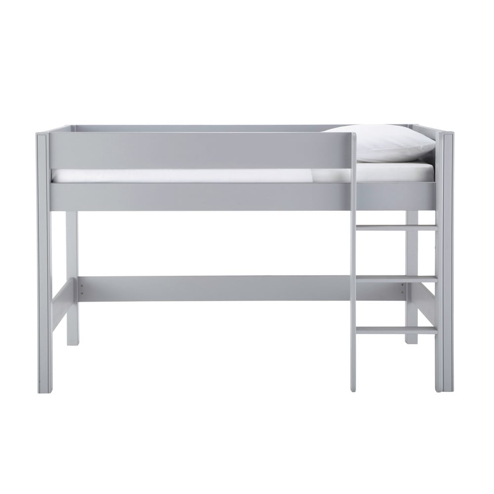 Lit Mezzanine Enfant 90 X 190 Cm En Bois Gris Tonic Deco Chambre Junior Lit Mezzanine Enfant 90 X 190 Cm En Bois Gris Tonic Deco Chambre Junior
