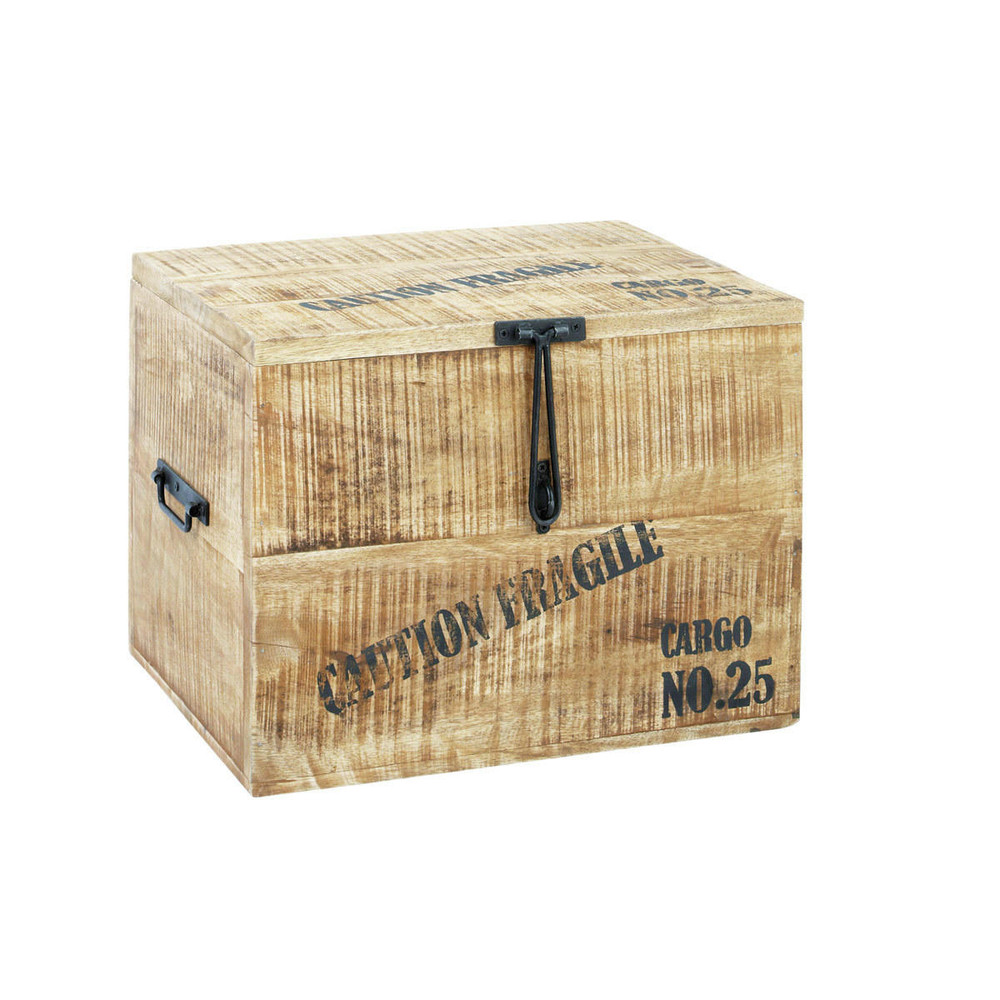 Malle en bois L 47 cm CARGO Maisons du Monde ~ Malle En Bois Maison Du Monde Malle en bois L 47 cm CARGO Maisons du Monde ~ Malle En Bois Maison Du Monde