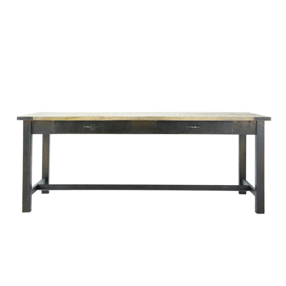table d appoint maison du monde mango wood and metal dining table w 200cm alfred maisons du monde table d appoint maison du monde mango wood and metal dining table w 200cm alfred maisons du monde