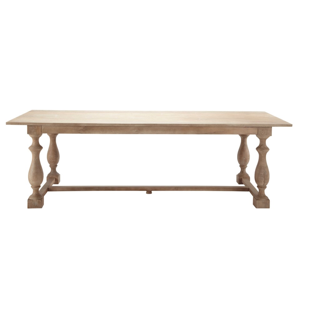 Mango wood dining table W 250cm Marceau Maisons du Monde