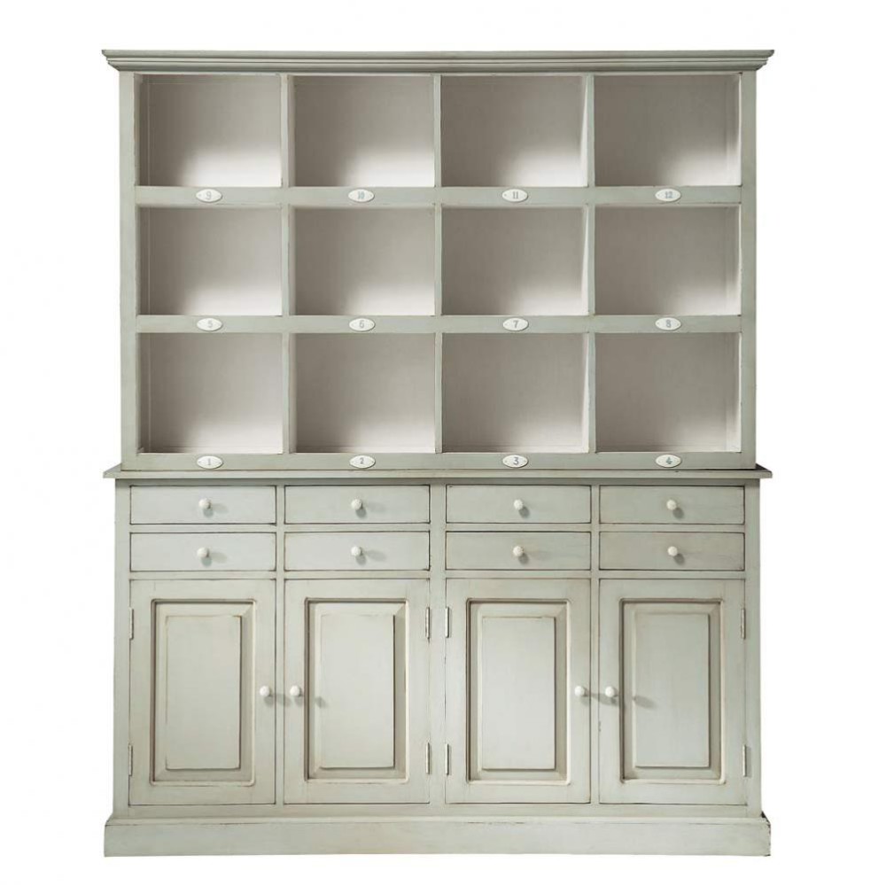 Mango wood dresser in light grey W 175cm St Rémy Maisons du Monde