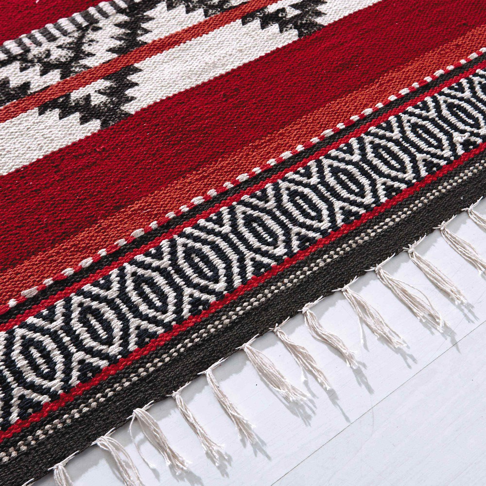 tapijt 160 x 160 meerkleurig gevlochten katoenen zigua tapijt 230 x 160 cm tapijt 160 x 160 meerkleurig gevlochten katoenen zigua tapijt 230 x 160 cm