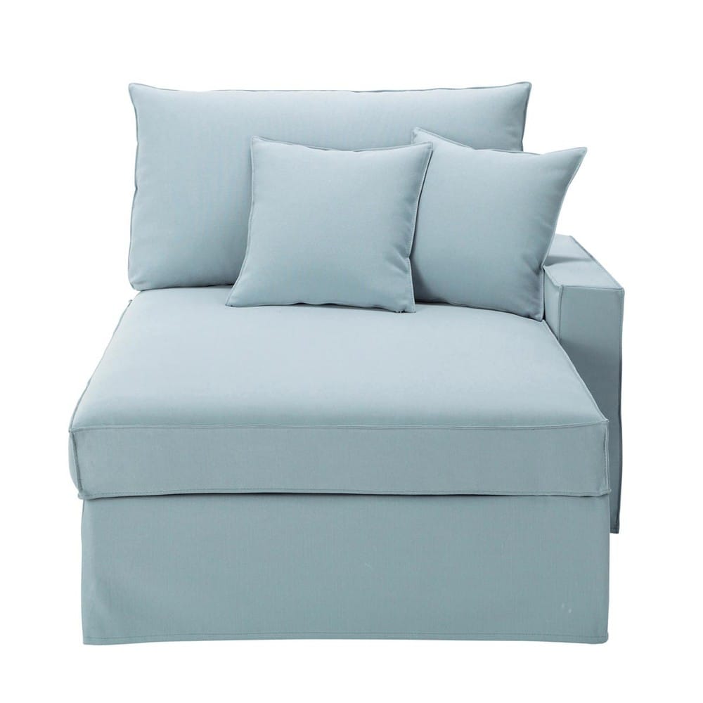 Canape Meridienne Gris - Maison Design - Wiblia.com