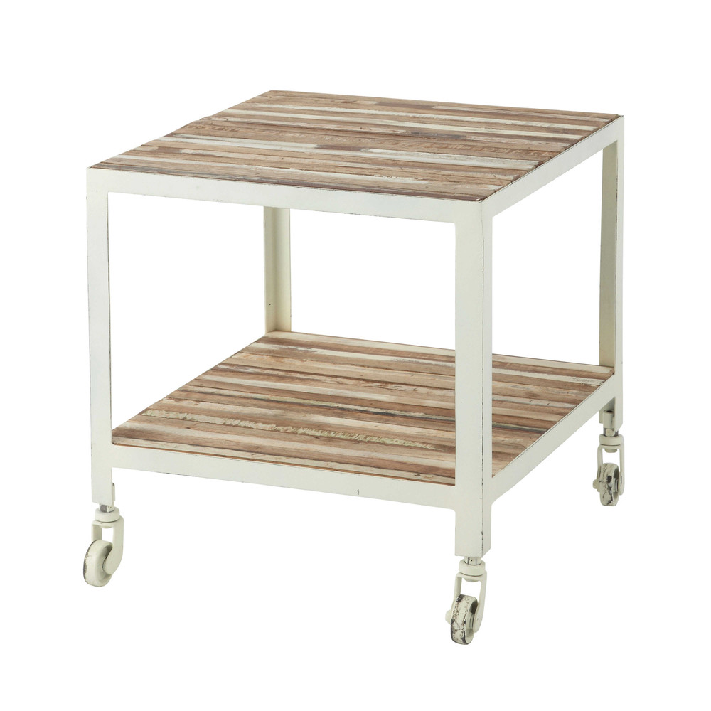 45 cm side table metal side table on castors in white w 45cm mistral 45 cm side table metal side table on castors in white w 45cm mistral