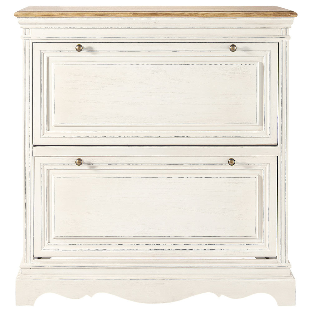Meuble En Bois Blanc : meubles de rangement ? Meuble ? chaussures en bois blanc L 93 cm Meuble En Bois Blanc : meubles de rangement ? Meuble ? chaussures en bois blanc L 93 cm