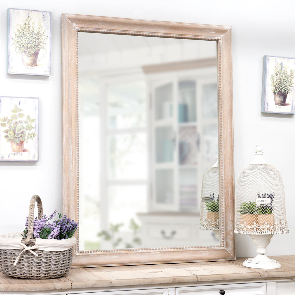 Miroir en bois de paulownia H 120 cm LOUIS Maisons du Monde ~ Miroir Bois Clair Miroir en bois de paulownia H 120 cm LOUIS Maisons du Monde ~ Miroir Bois Clair