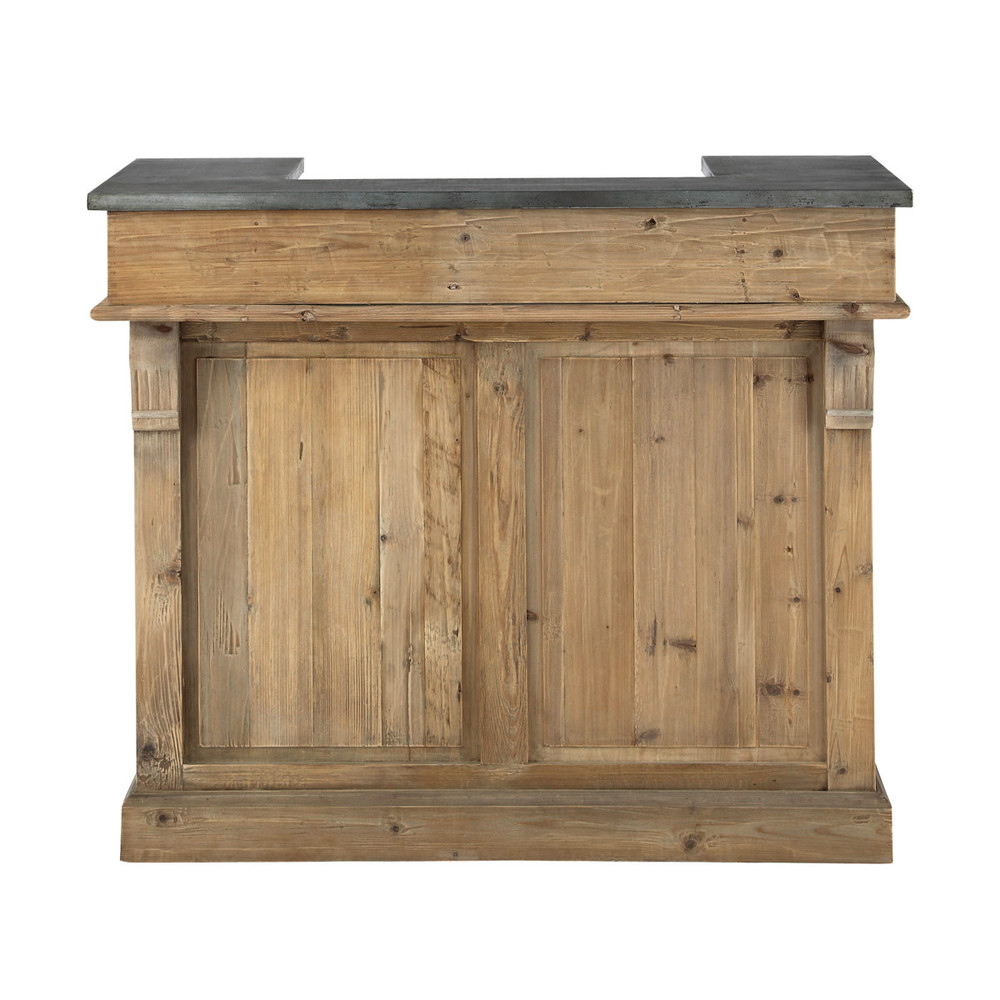 Mobile bar in legno riciclato L 120 cm Pagnol Maisons du Monde