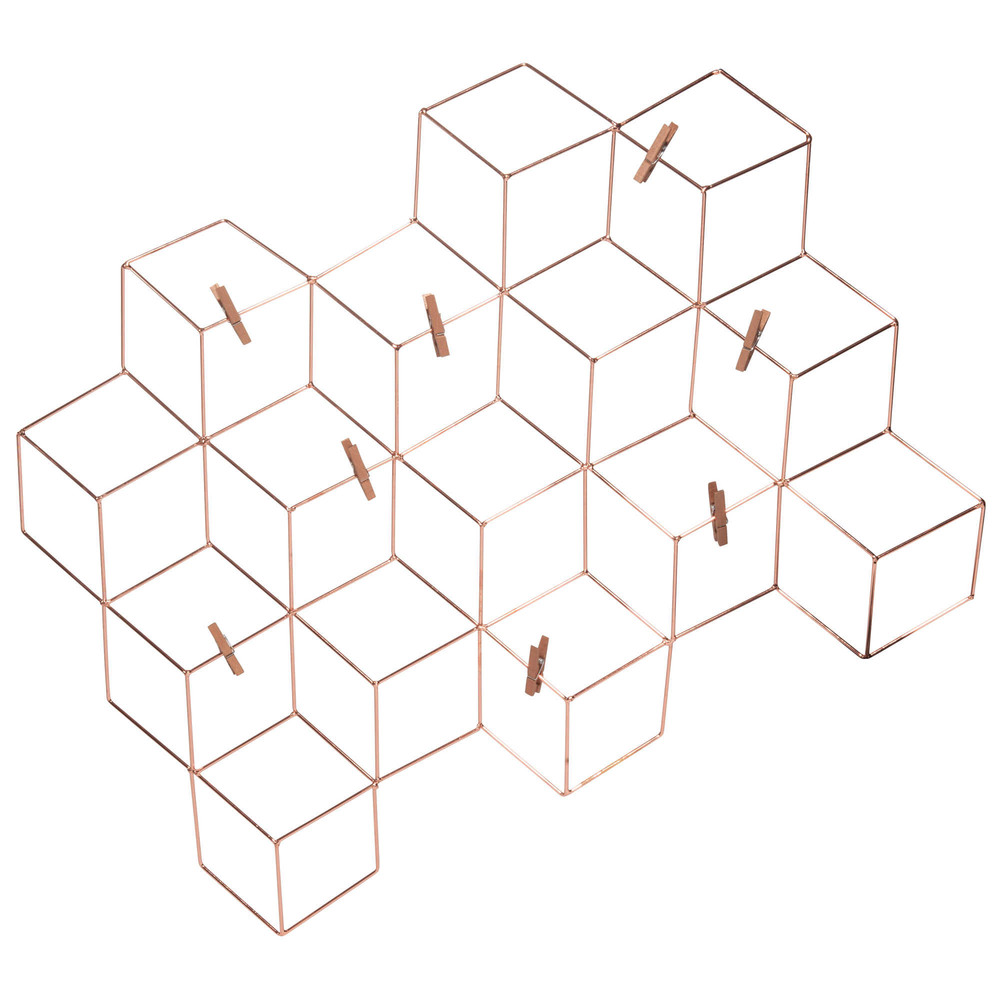 MODERN COPPER metal photo memo board 48 x 64 cm Maisons du Monde