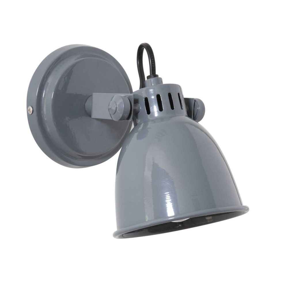 MONTGARDIN grey metal wall lamp H 17 cm Maisons du Monde