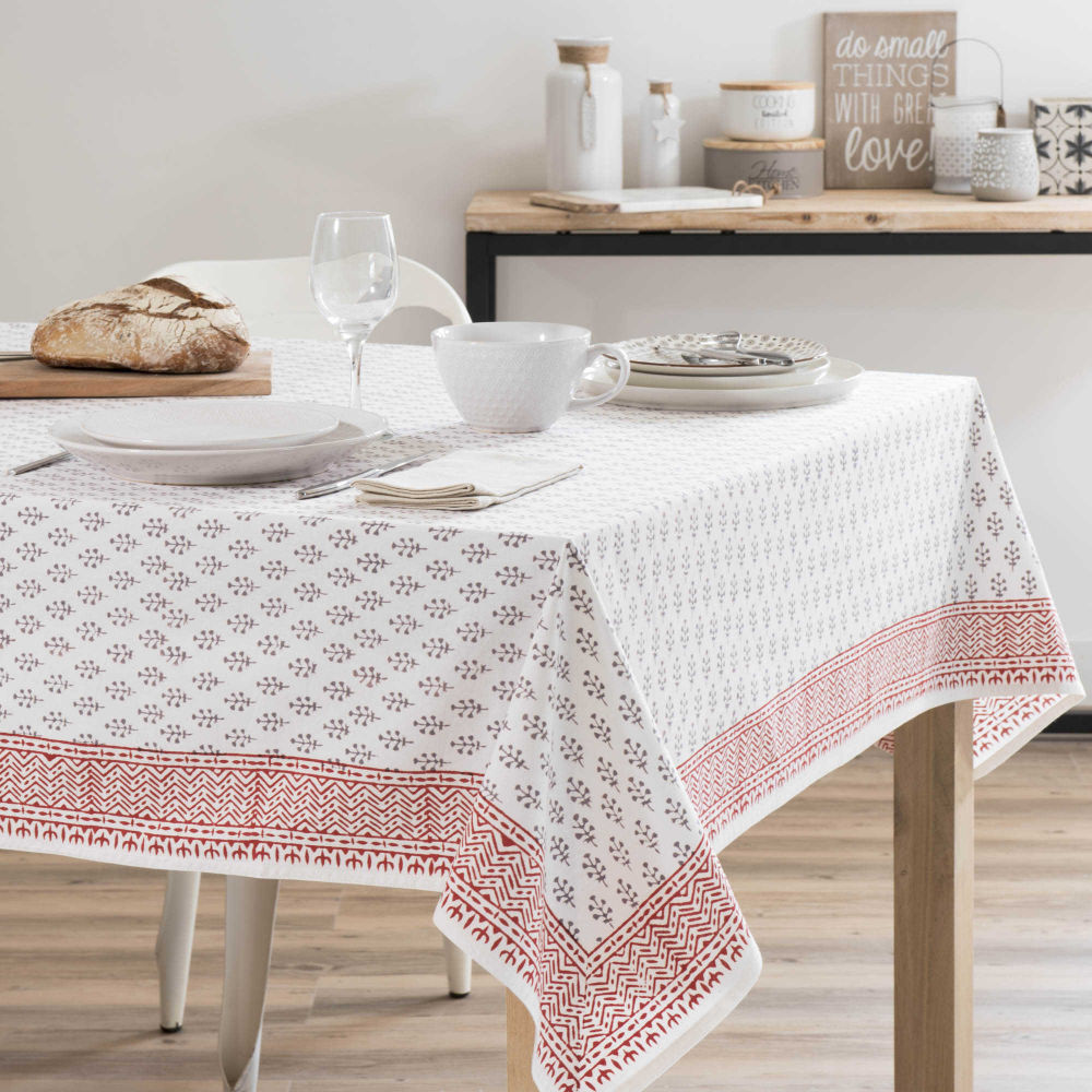 Nappe carrée en coton 170 x 170 cm LUDMILA Maisons du Monde