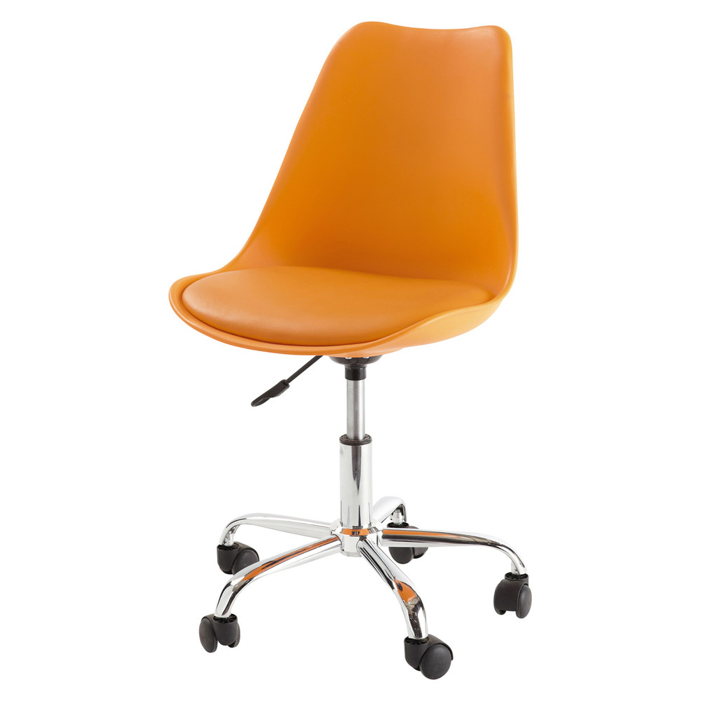 Office chair, orange Bristol Bristol Maisons du Monde
