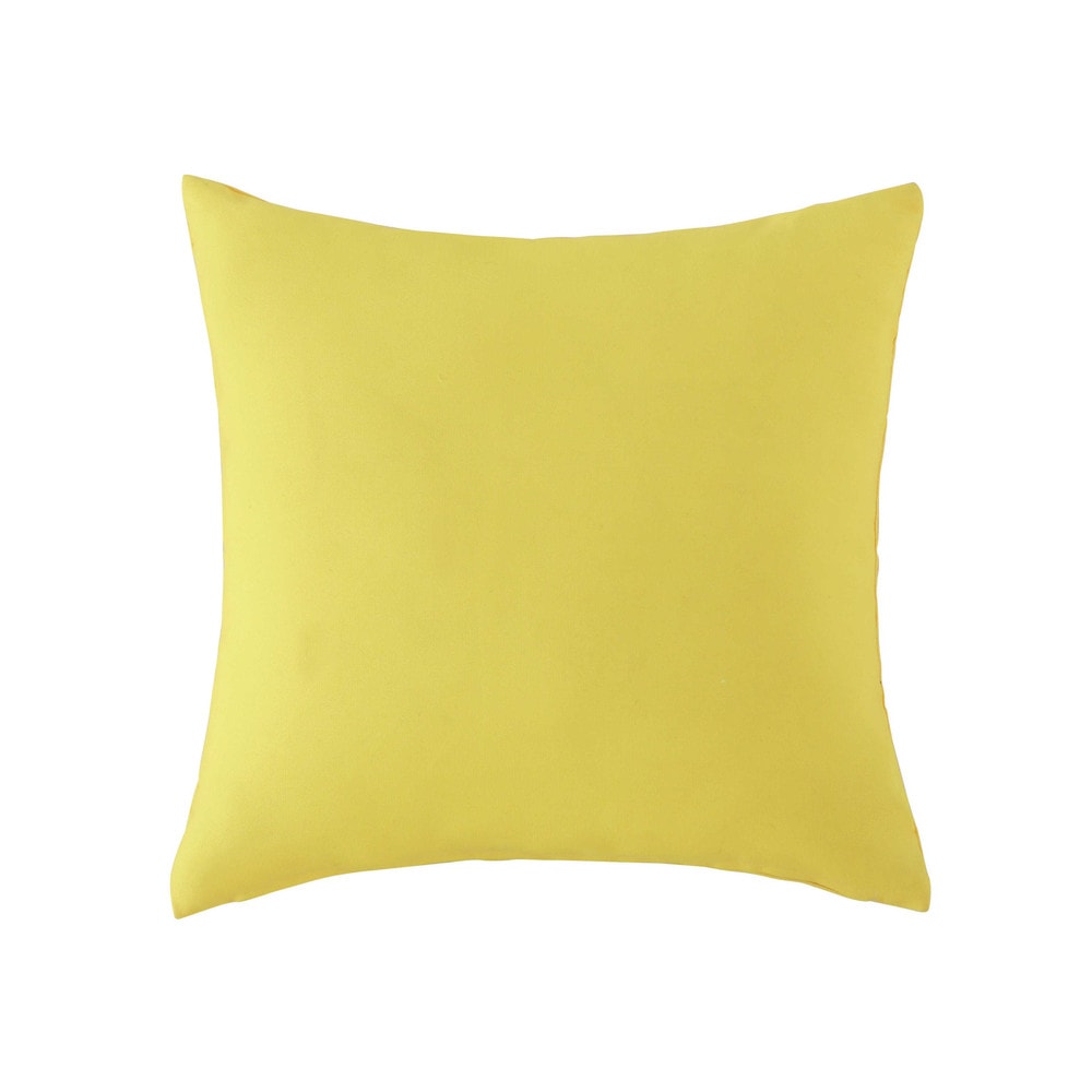 Outdoor cushion in yellow 50 x 50cm Maisons du Monde