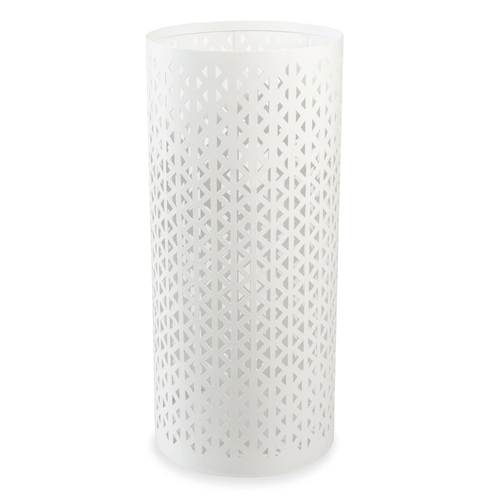 Portaombrelli Maison Du Monde portaombrelli in metallo bianco triangle maisons du monde Portaombrelli Maison Du Monde portaombrelli in metallo bianco triangle maisons du monde