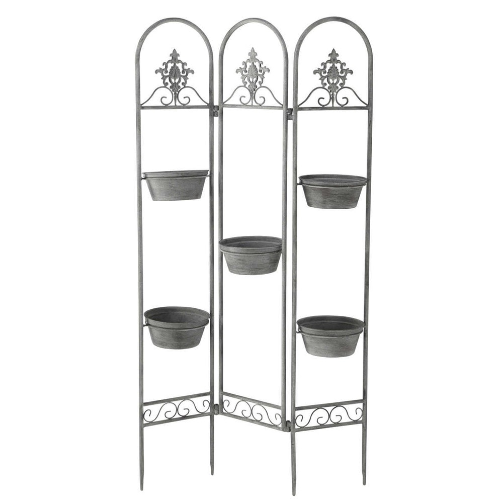 Porte-plante en métal 71 x 129 cm OLYMPE | Maisons du Monde