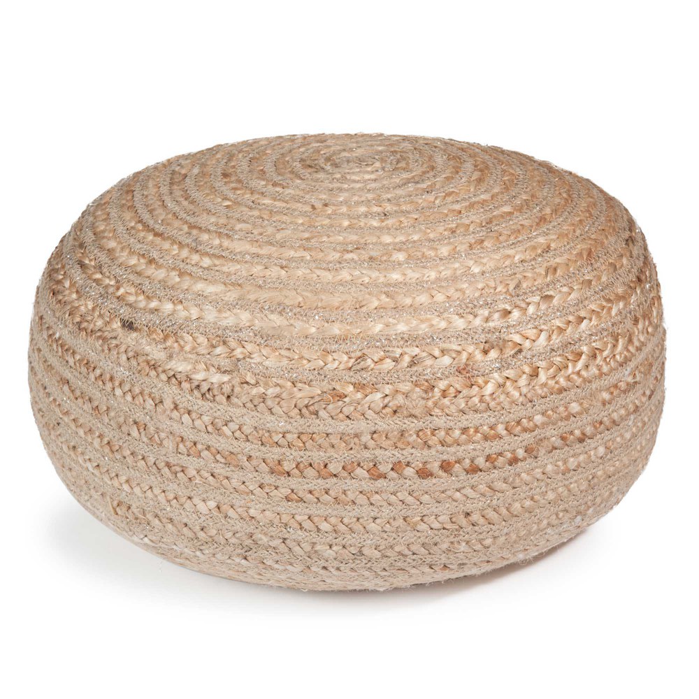 Pouf tressé en jute GEMA Maisons du Monde