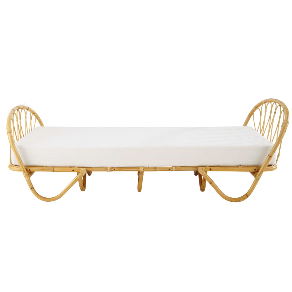 Rattan daybed 90 x 190 cm Suzane Maisons du Monde