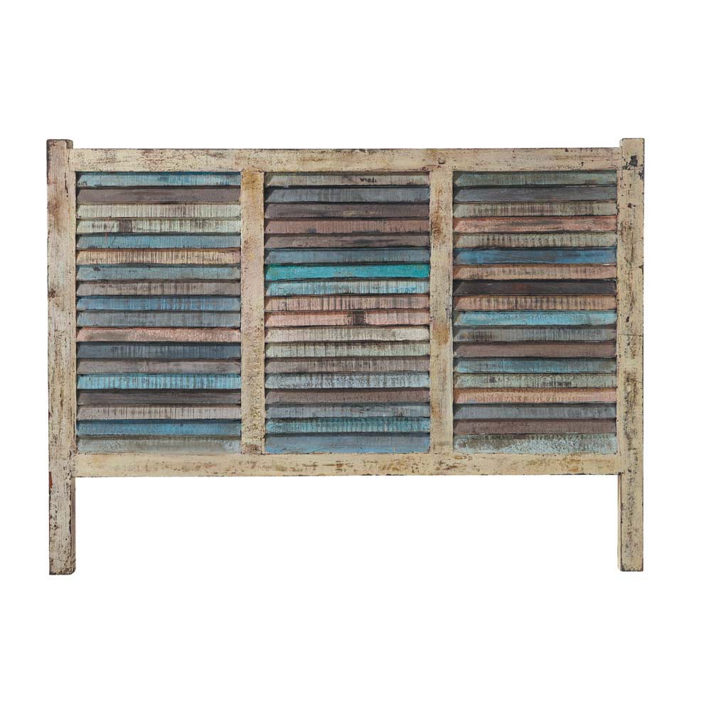 Recycled wood headboard W 140cm Calanque Maisons du Monde