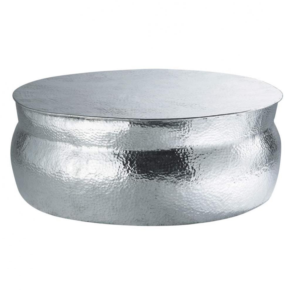 Runde couchtisch aus Aluminium, D 91 cm Nomade Nomade Runde couchtisch aus Aluminium, D 91 cm Nomade Nomade