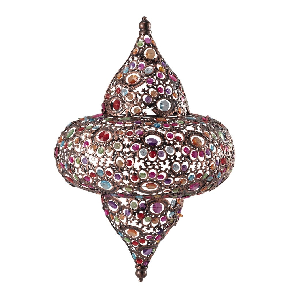 SHEHERAZADE non-electric wall lamp in copper-effect metal H 58 cm Maisons du Monde