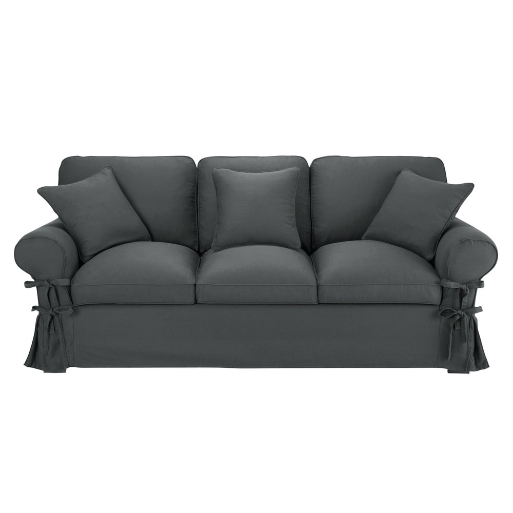 sofa tres plazas maison du monde sof 225 de 3 plazas de algod 243 n gris pizarra butterfly sofa tres plazas maison du monde sof 225 de 3 plazas de algod 243 n gris pizarra butterfly