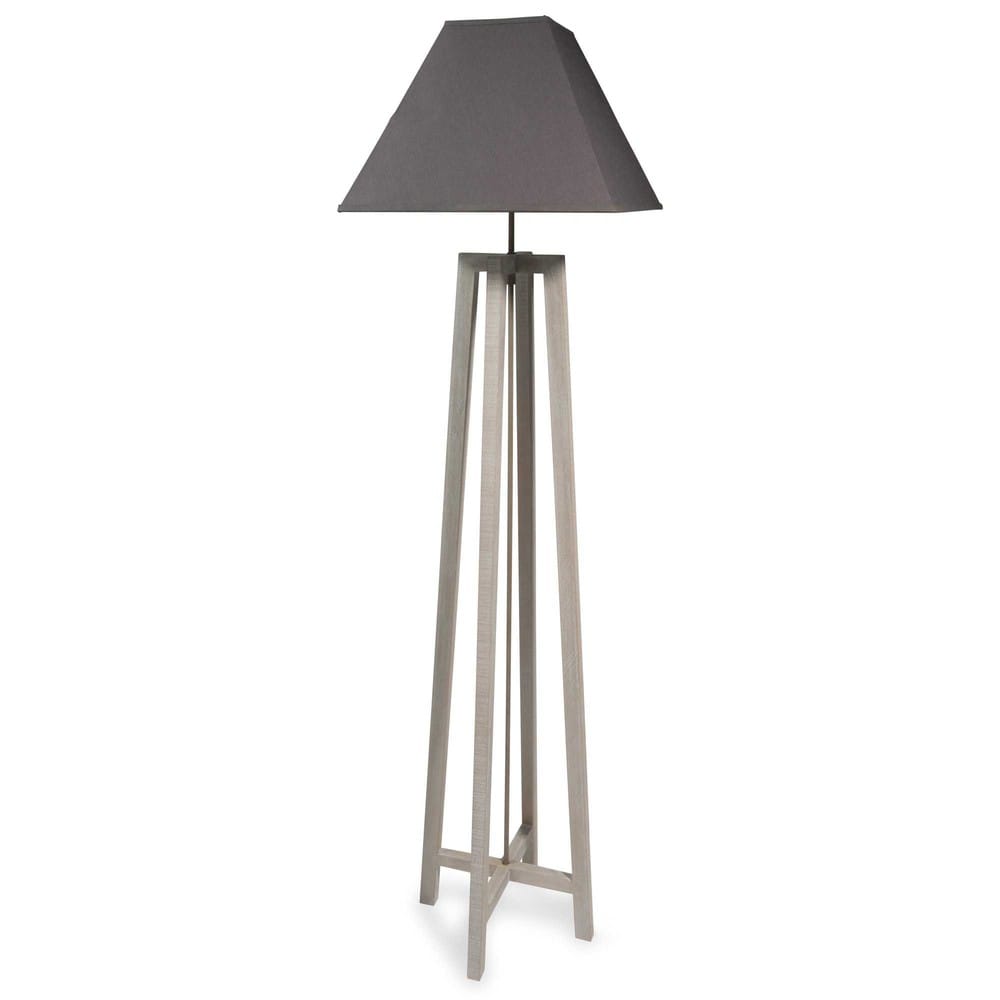 square wooden floor l with grey shade h 155 cm maisons du monde square wooden floor l with grey shade h 155 cm maisons du monde