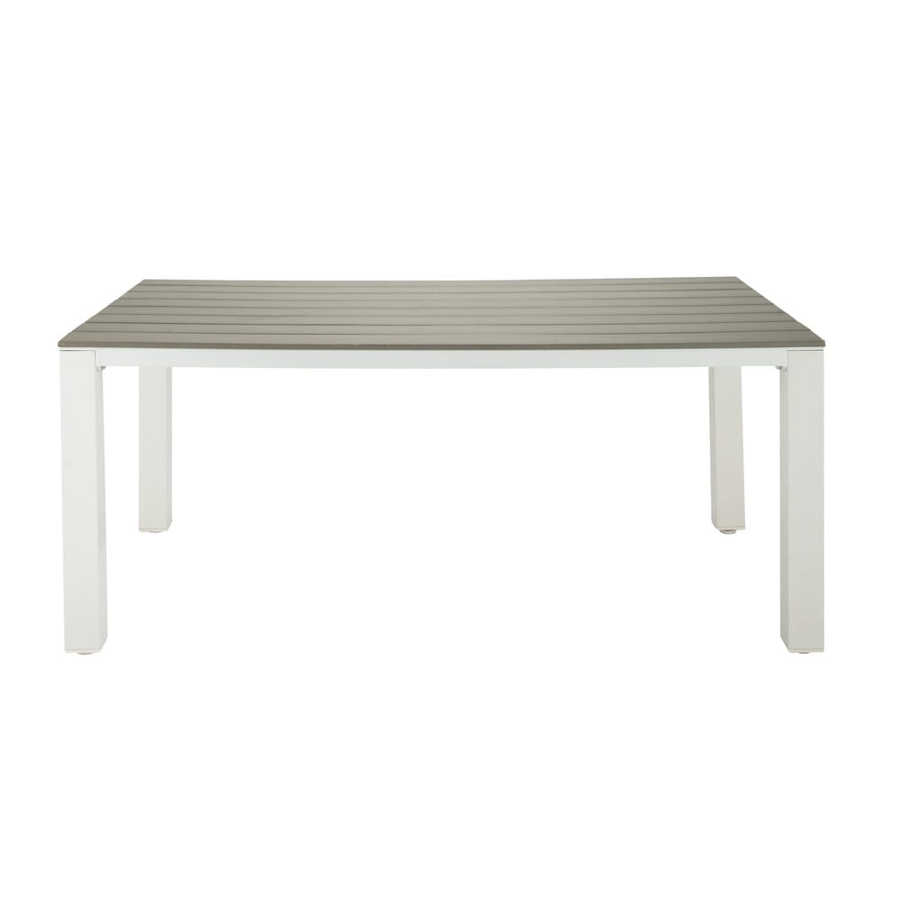 Salon De Jardin Allibert New York Gris Anthracite : Tables de jardin › Table de jardin en aluminium gris clair L 180 cm Salon De Jardin Allibert New York Gris Anthracite : Tables de jardin › Table de jardin en aluminium gris clair L 180 cm