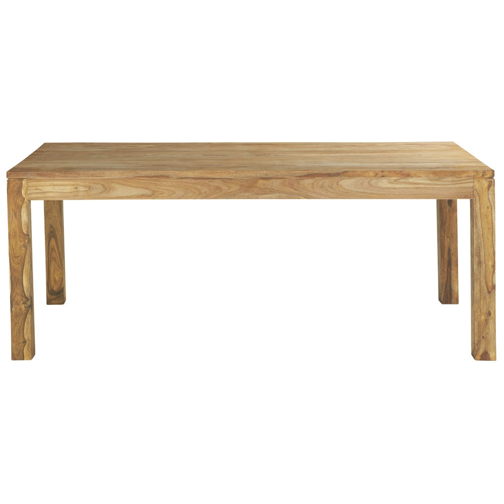 Table de salle à manger en bois de sheesham massif L 200 cm Stockholm