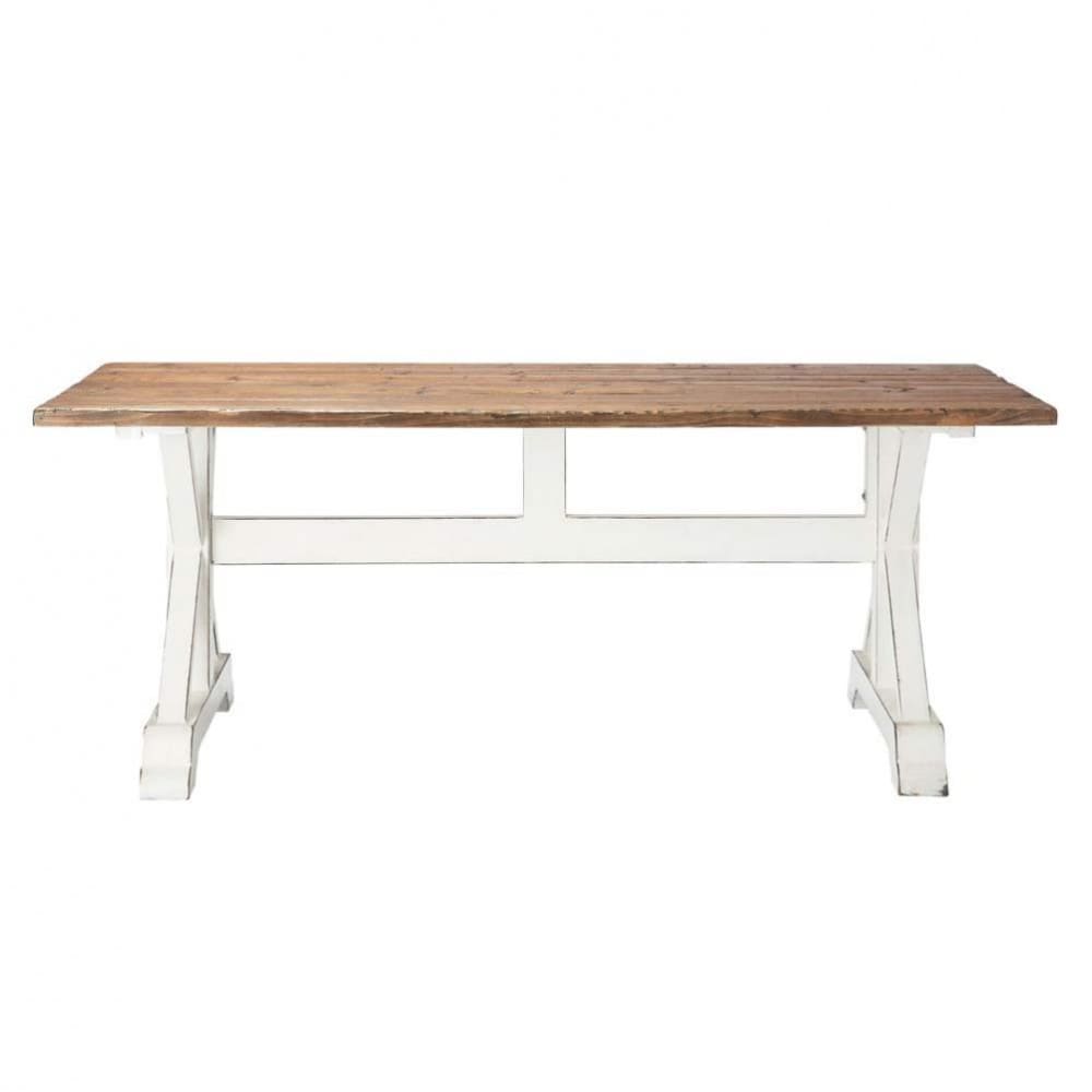 Banc Industriel Bois Recyclé - 155cm Style Brisbane