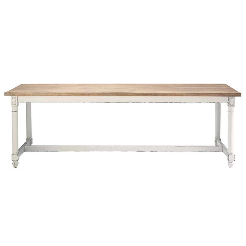 Table de salle à manger en manguier L 240 cm Saint-Rémy | Maisons du Monde