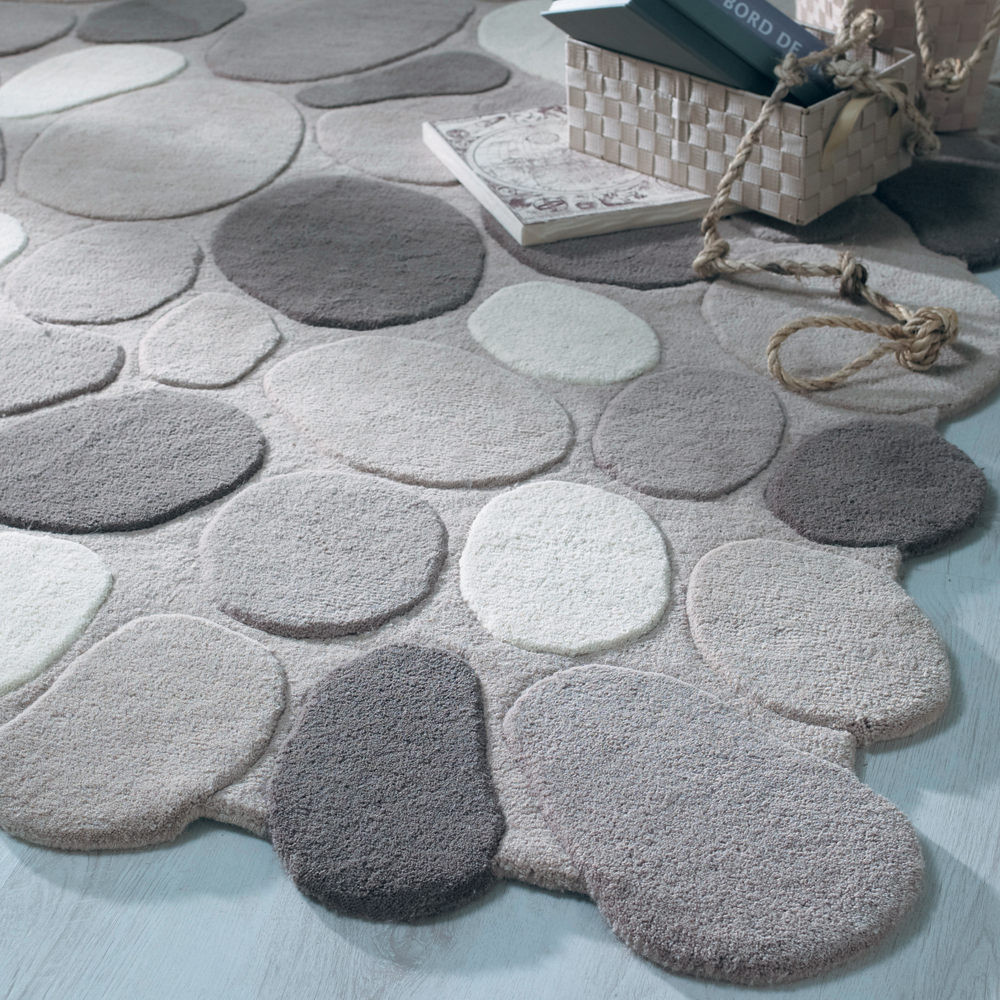 Tapis Galets tapis galet gris maisons du monde Tapis Galets tapis galet gris maisons du monde