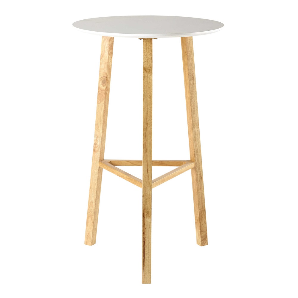 Tavolo rotondo alto bianco per sala da pranzo d 65 cm milo ... Lampade per tavoli rotondi