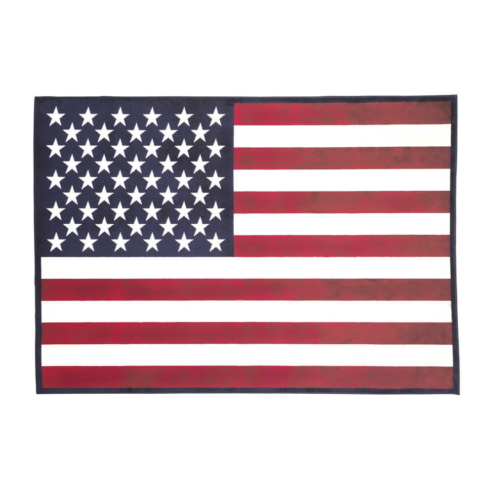 Teppich USFlagge, 70 x 100 cm Maisons du Monde Teppich USFlagge, 70 x 100 cm Maisons du Monde
