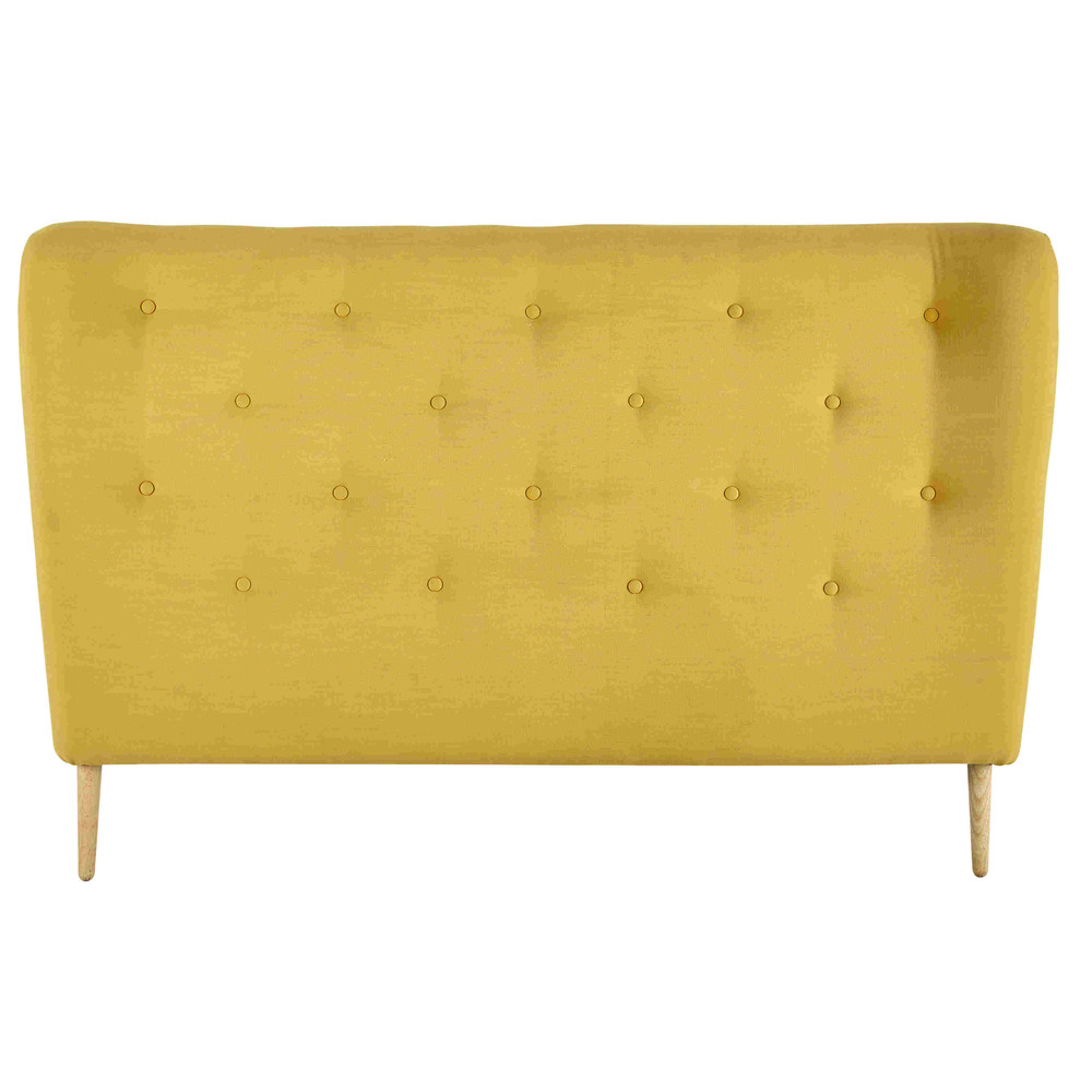 tete de lit tissu t 234 te de lit 160 capitonn 233 e en tissu jaune iceberg tete de lit tissu t 234 te de lit 160 capitonn 233 e en tissu jaune iceberg